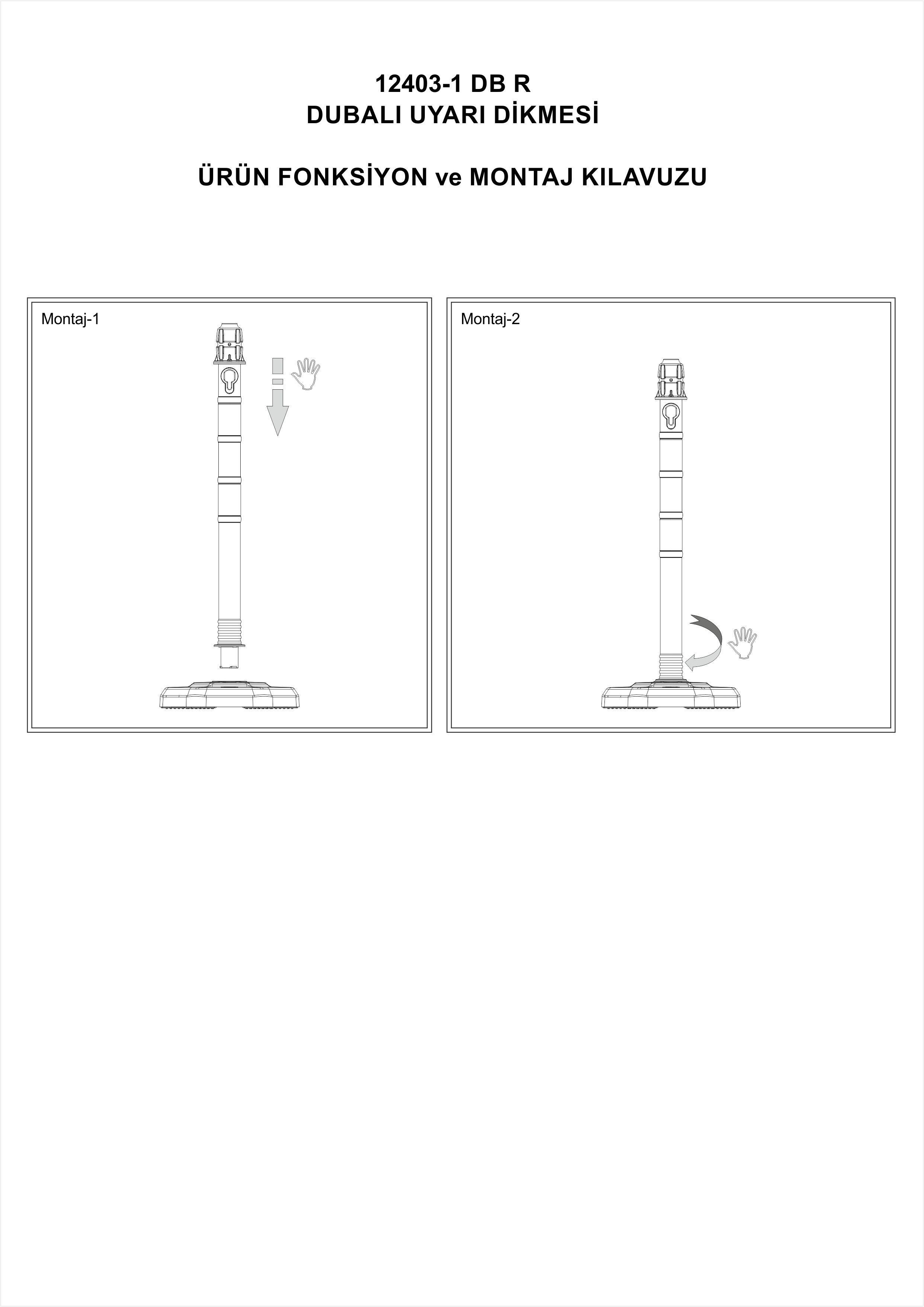 12409-1 DB R MONTAJ KILAVUZU