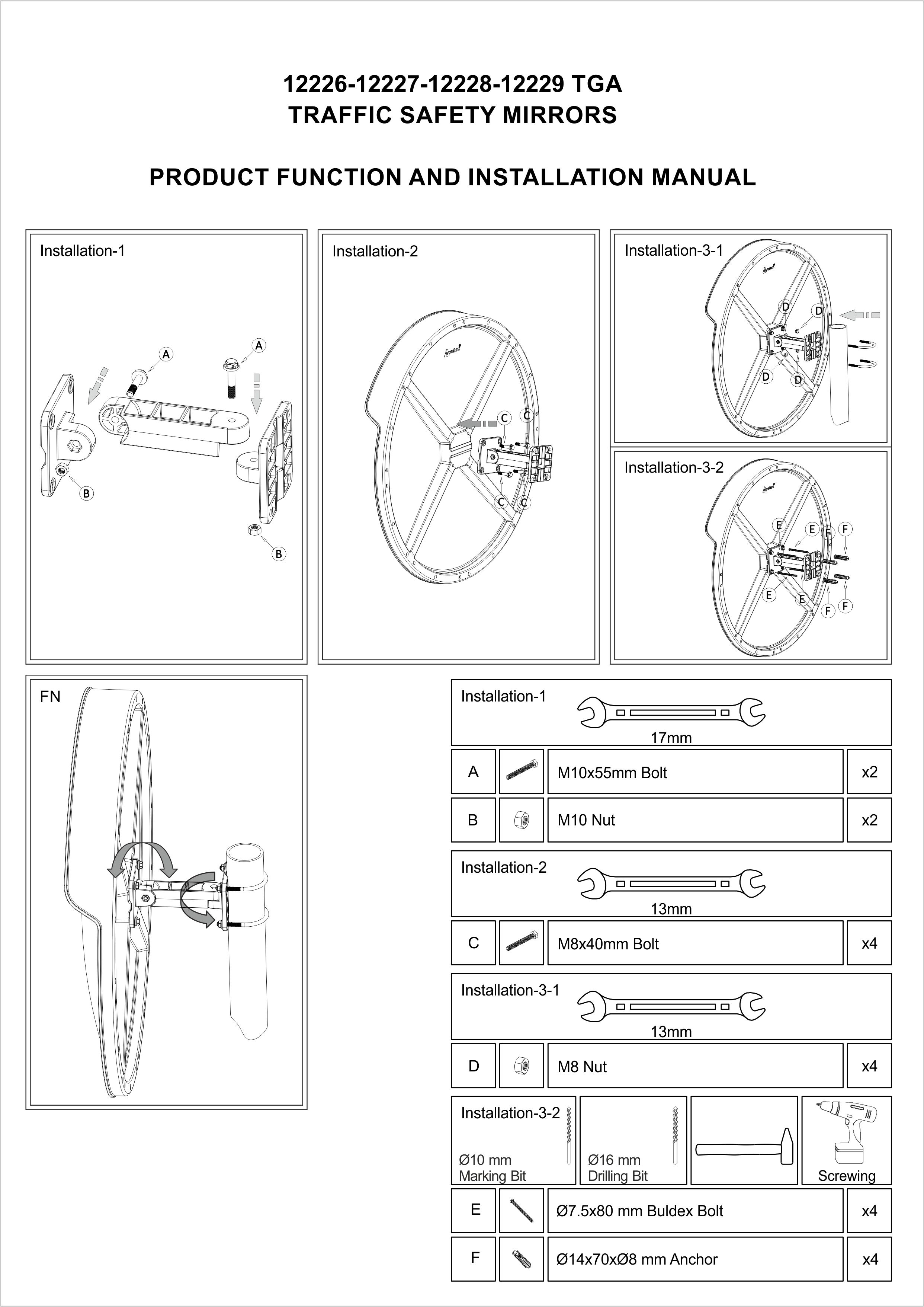 12228 TG A INSTALLATION MANUAL