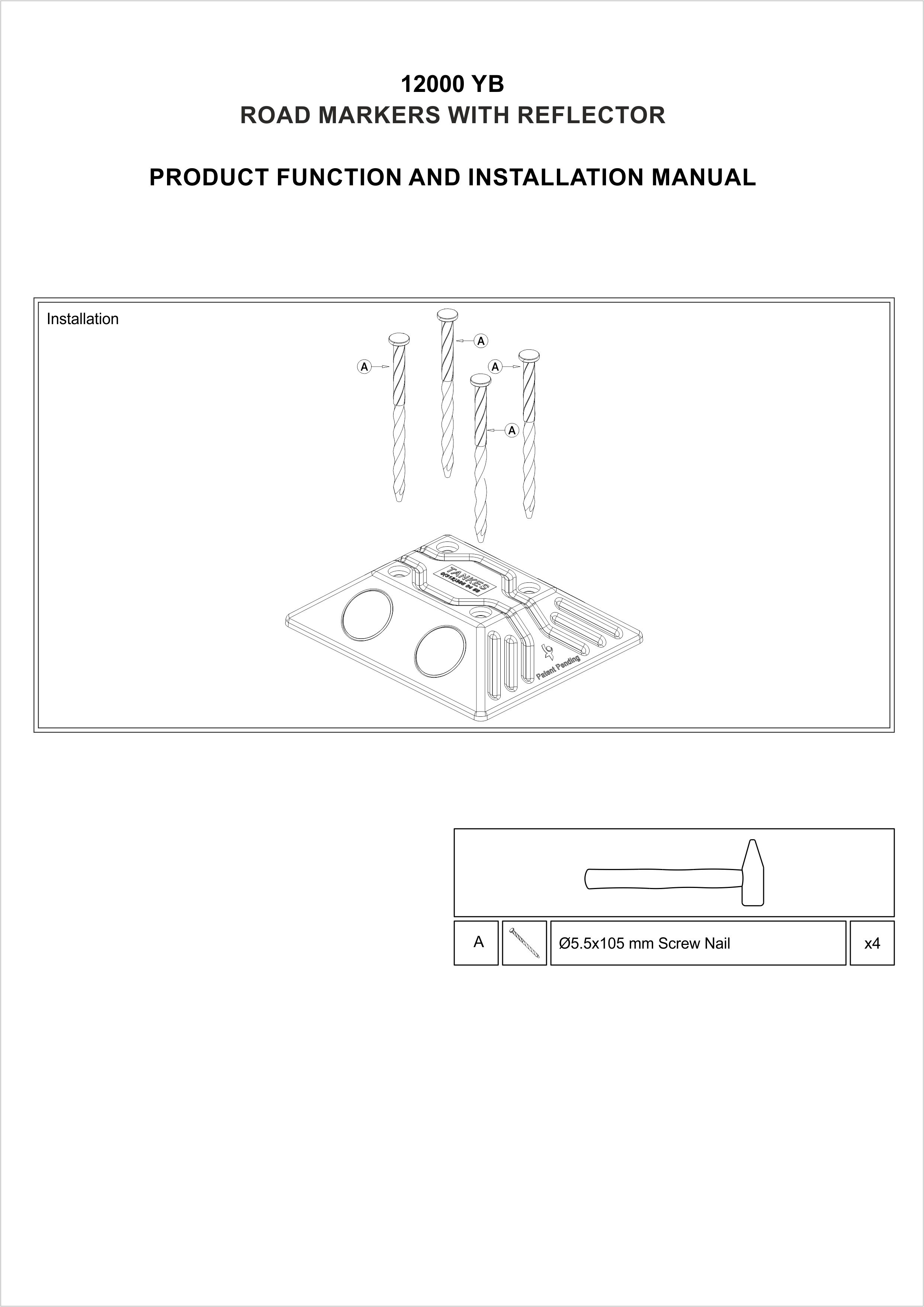 12000 YB INSTALLATION MANUAL