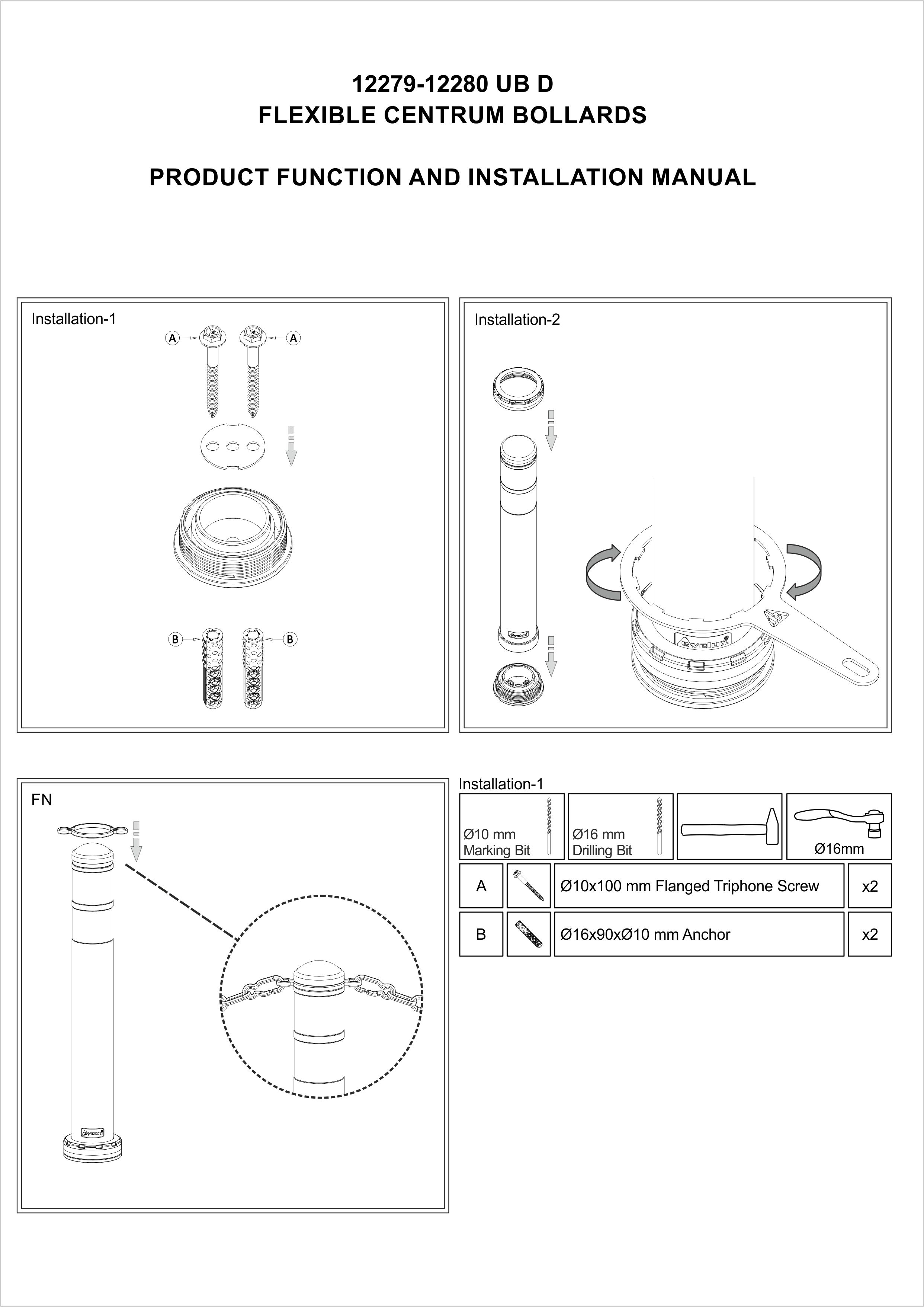 12280 UB D INSTALLATION MANUAL