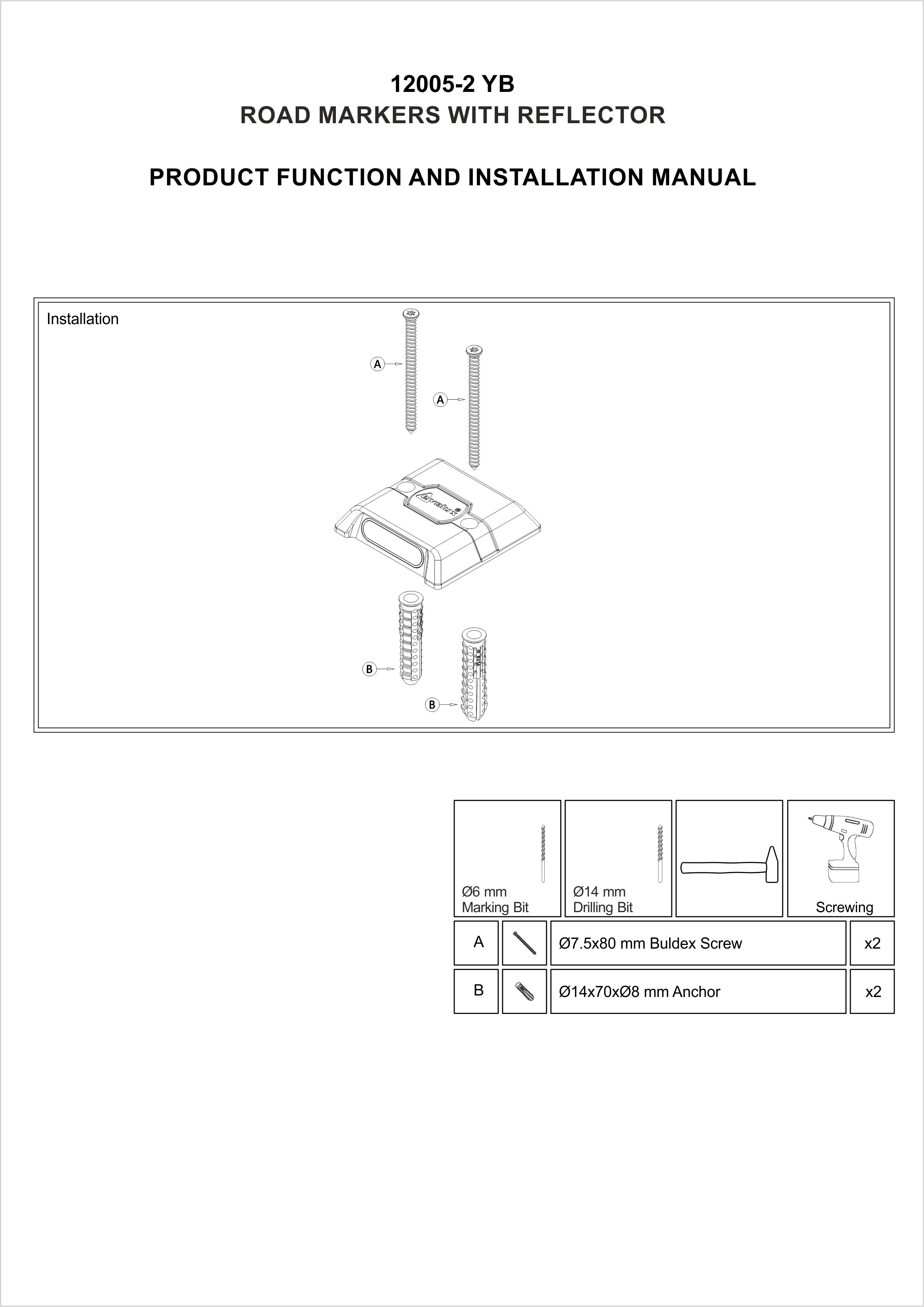 12005-2 YB INSTALLATION MANUAL