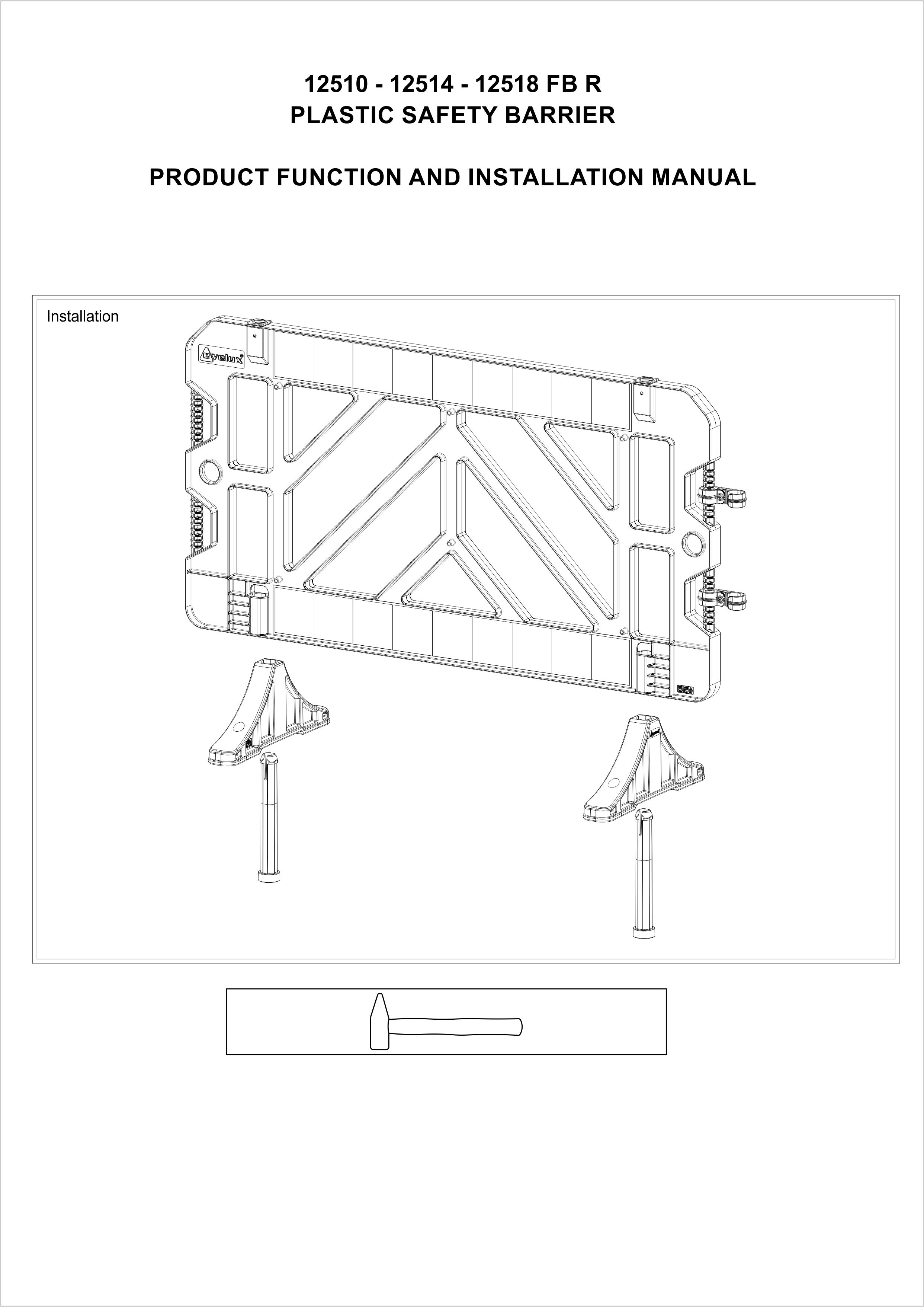 12510 FB R INSTALLATION MANUAL