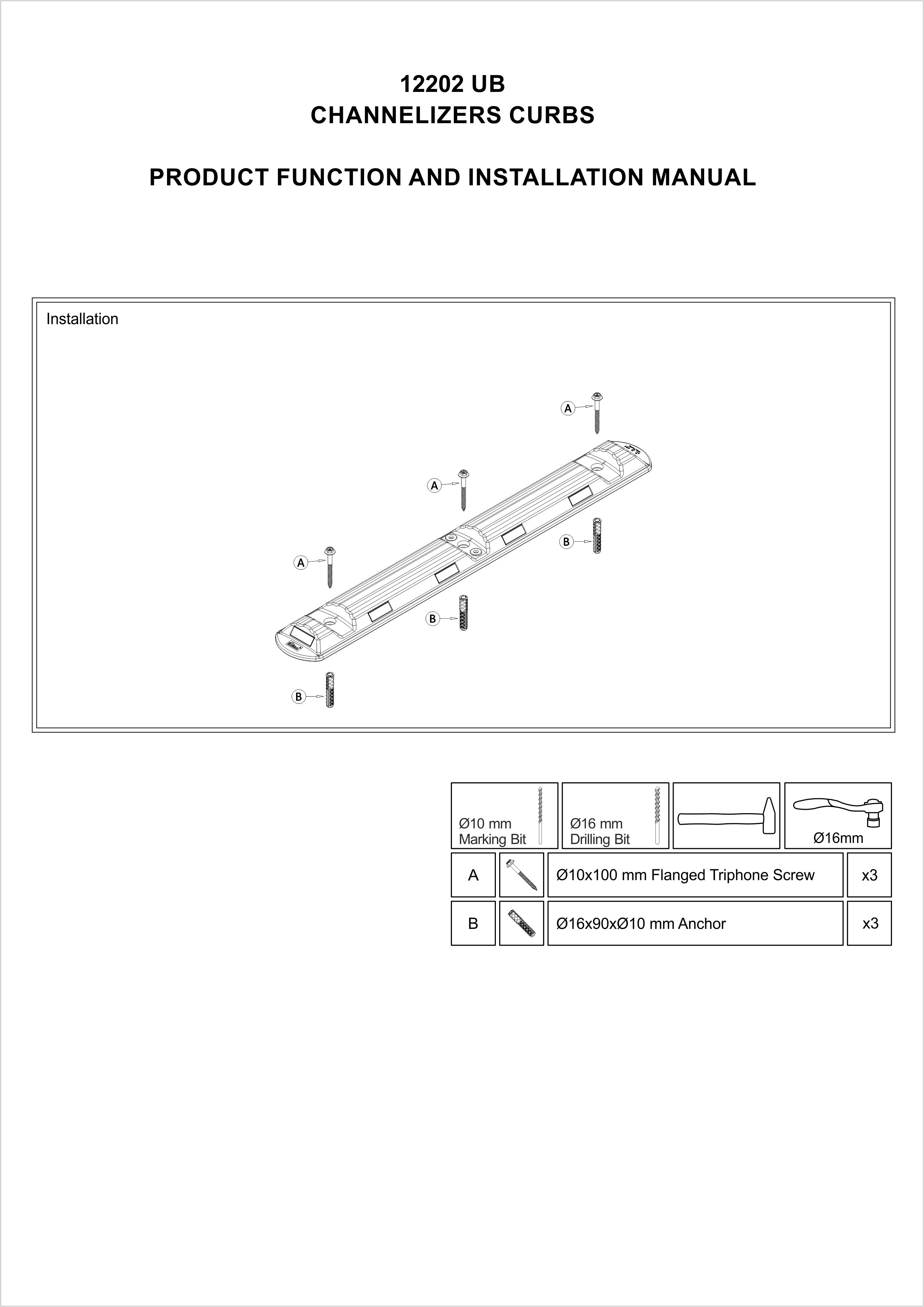 12202 UB INSTALLATION MANUAL