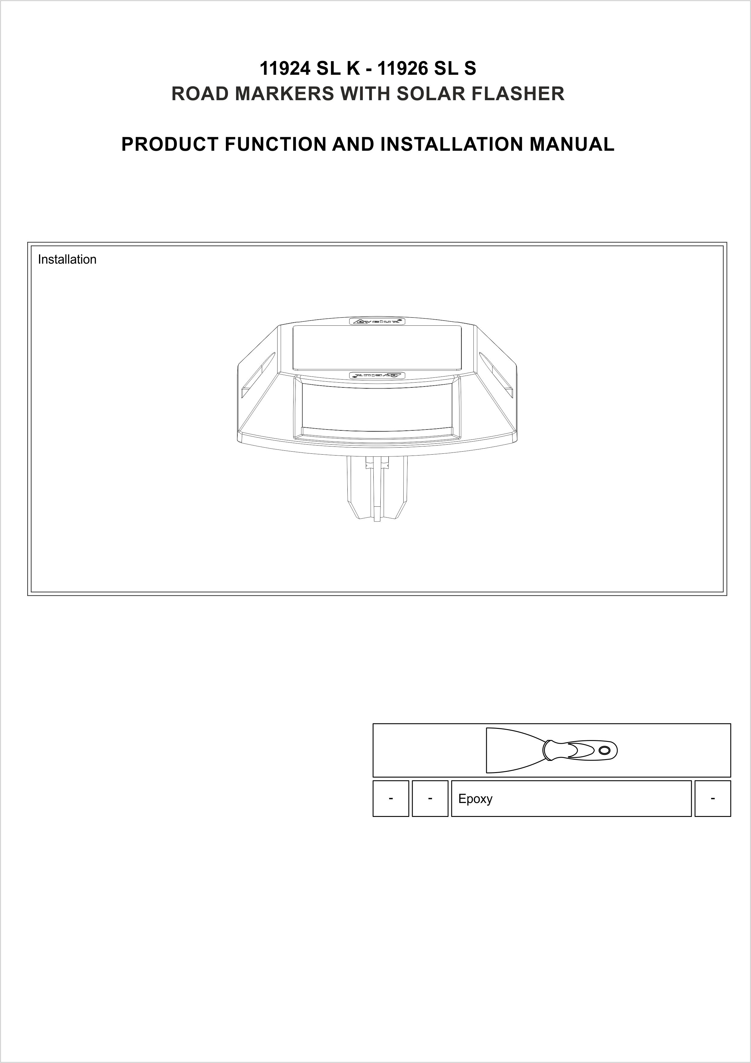 11926 SL S INSTALLATION MANUAL