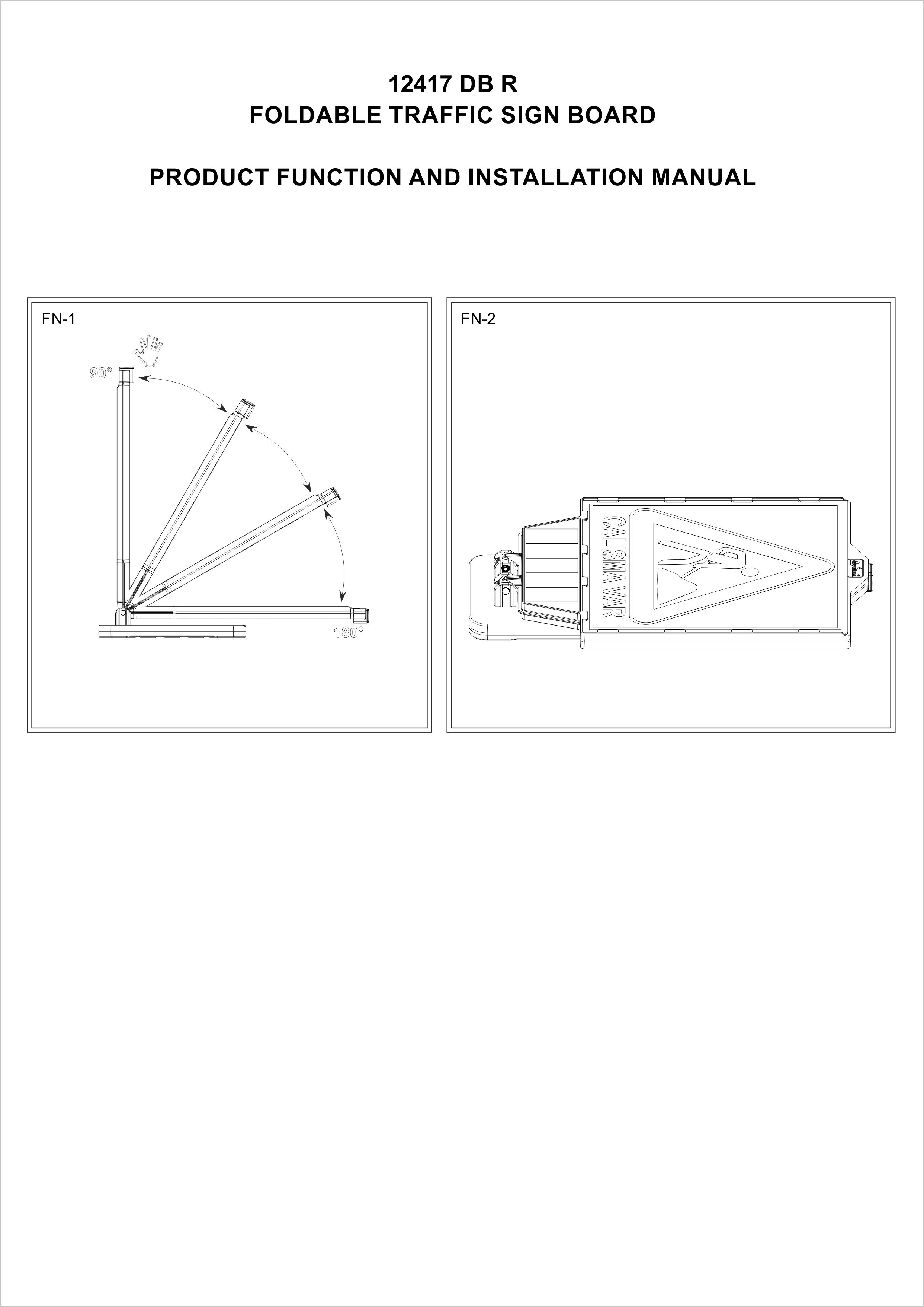 12417 DB R INSTALLATION MANUAL