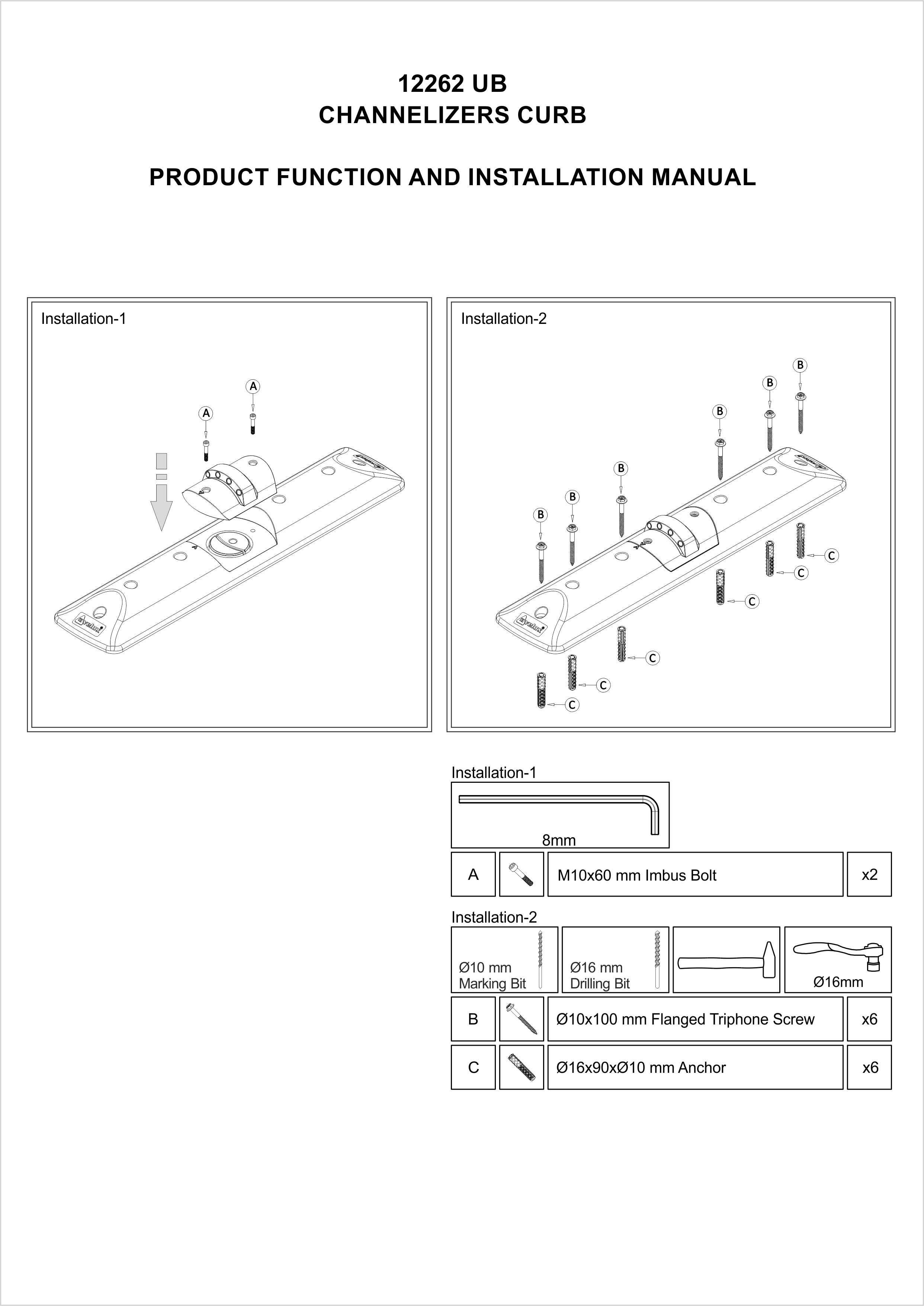 12262 UB INSTALLATION MANUAL