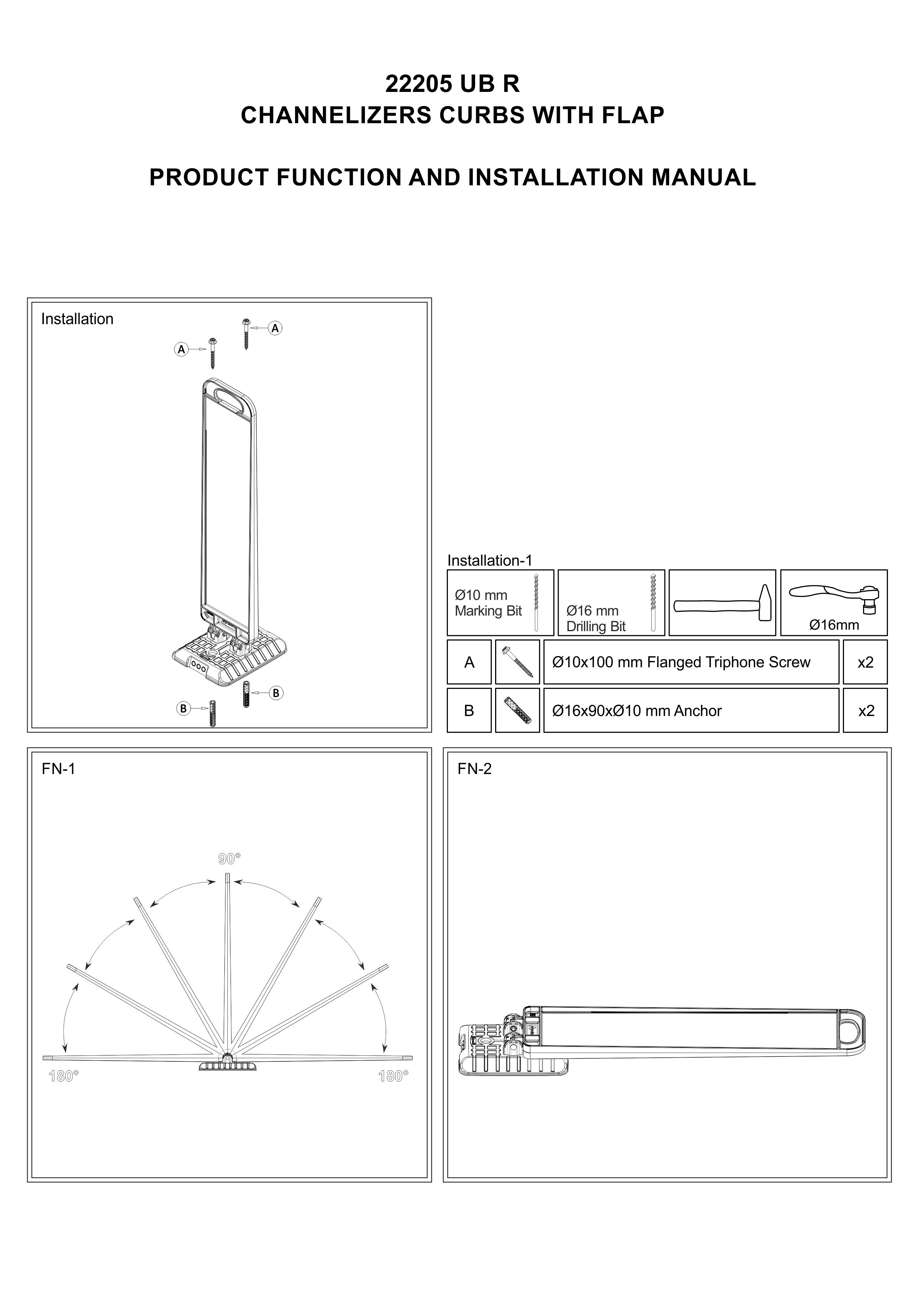 22205 DB R INSTALLATION MANUAL