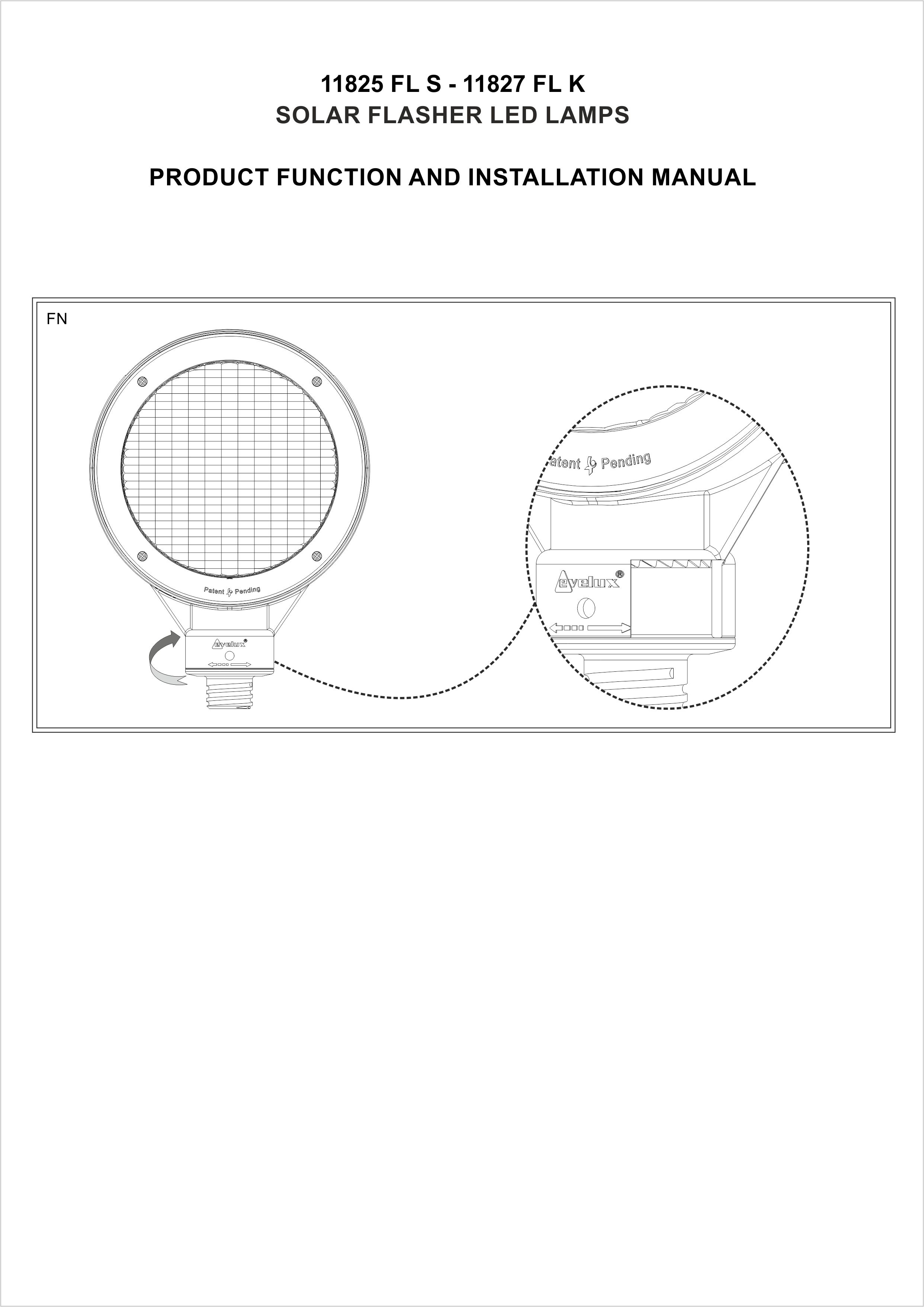 11827 FL K INSTALLATION MANUAL