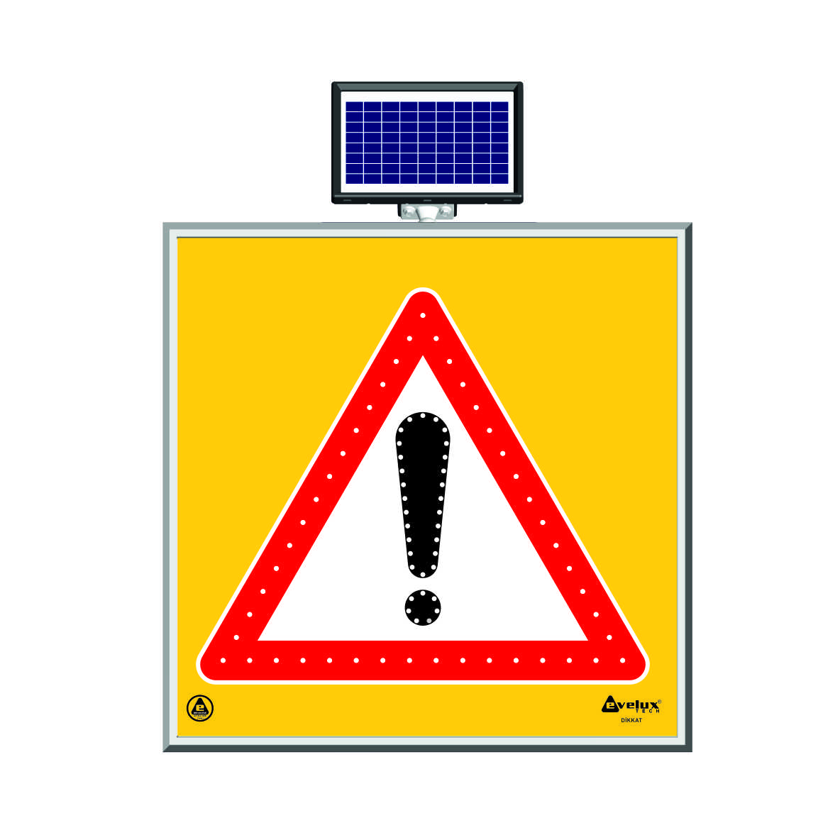 11700 S-LD - Alt. 2 Solar Flashing Led Road Maintenance Sign