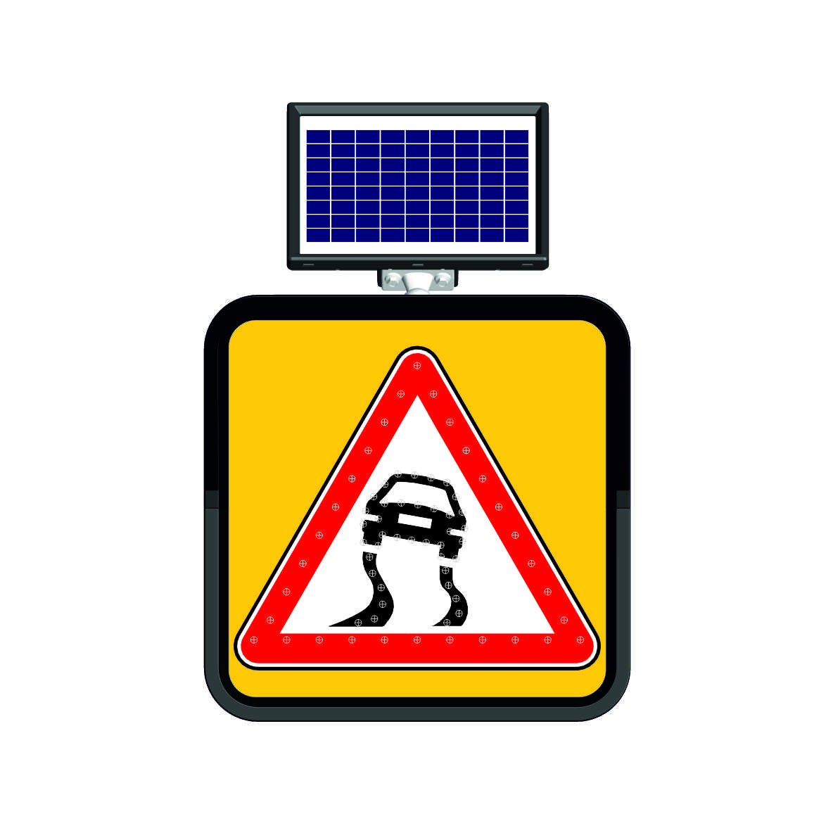 11800 FL - Alt. 7 Solar Flashing LED Road Maintenance Sign