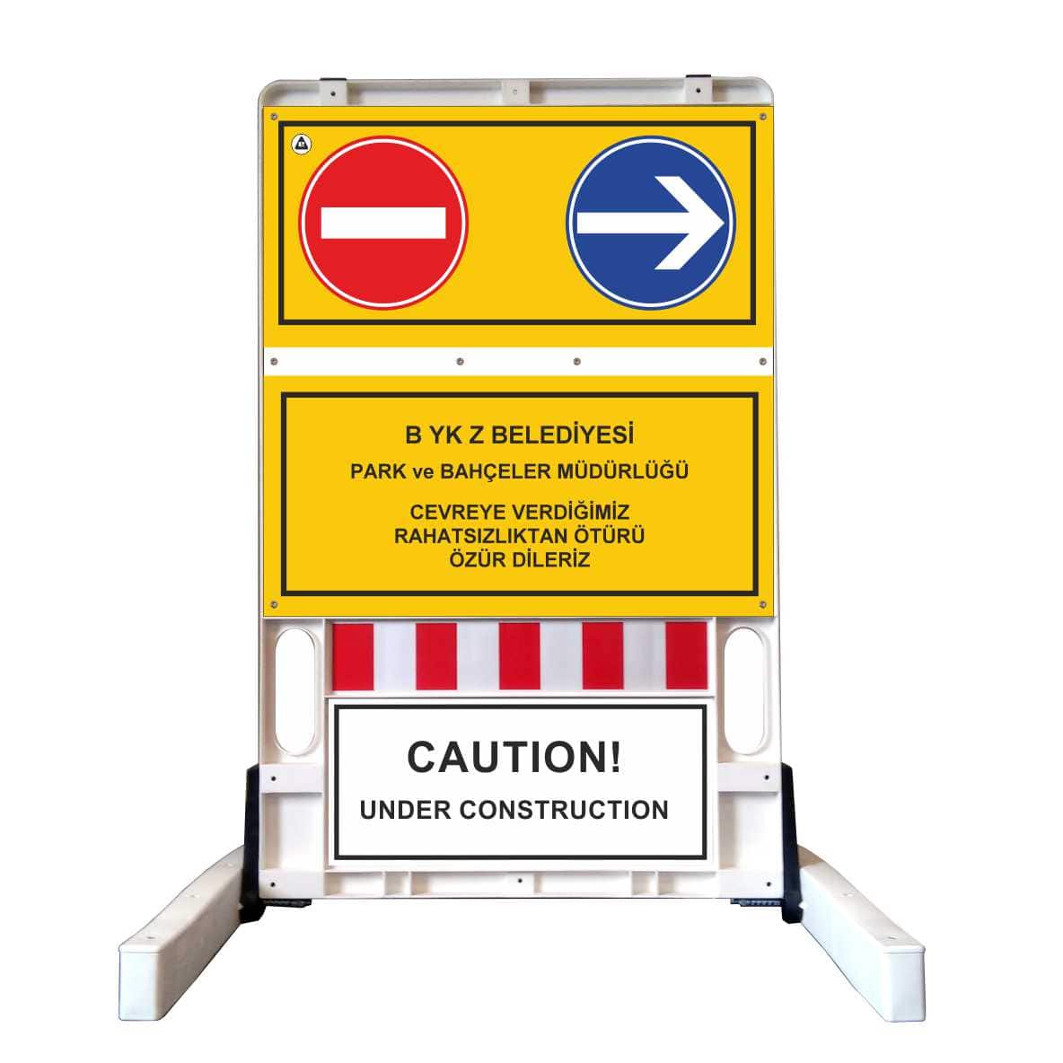 12500 FB M Összecsukható Figyelmeztető