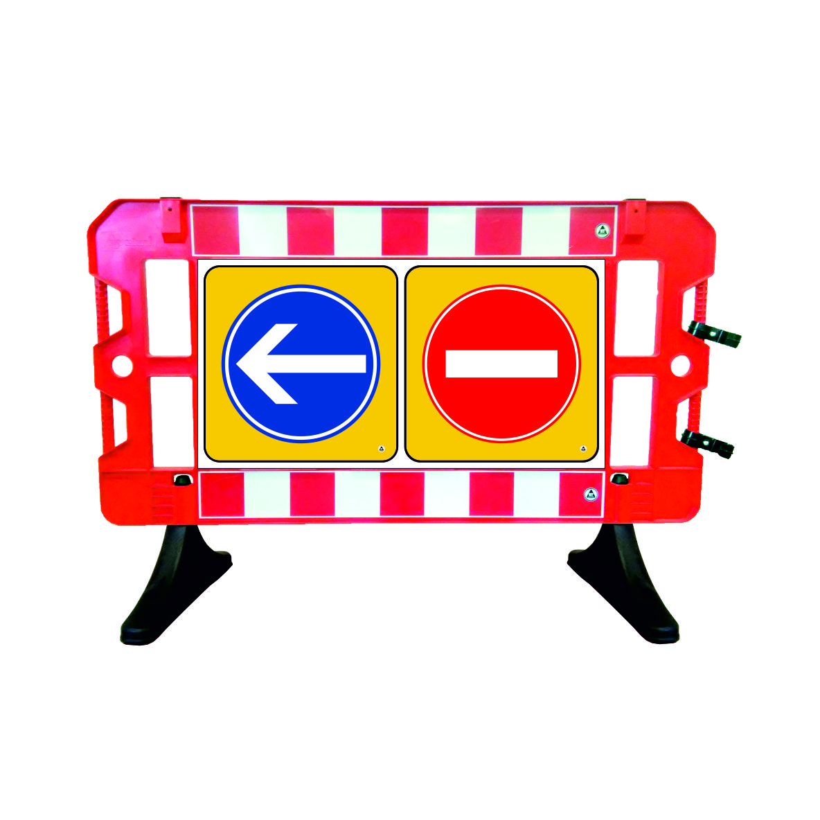 12513 FB R Plastic Sign Barricade