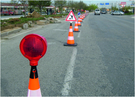 75 cm PVC/TPE Forgalomterelő Kúpok