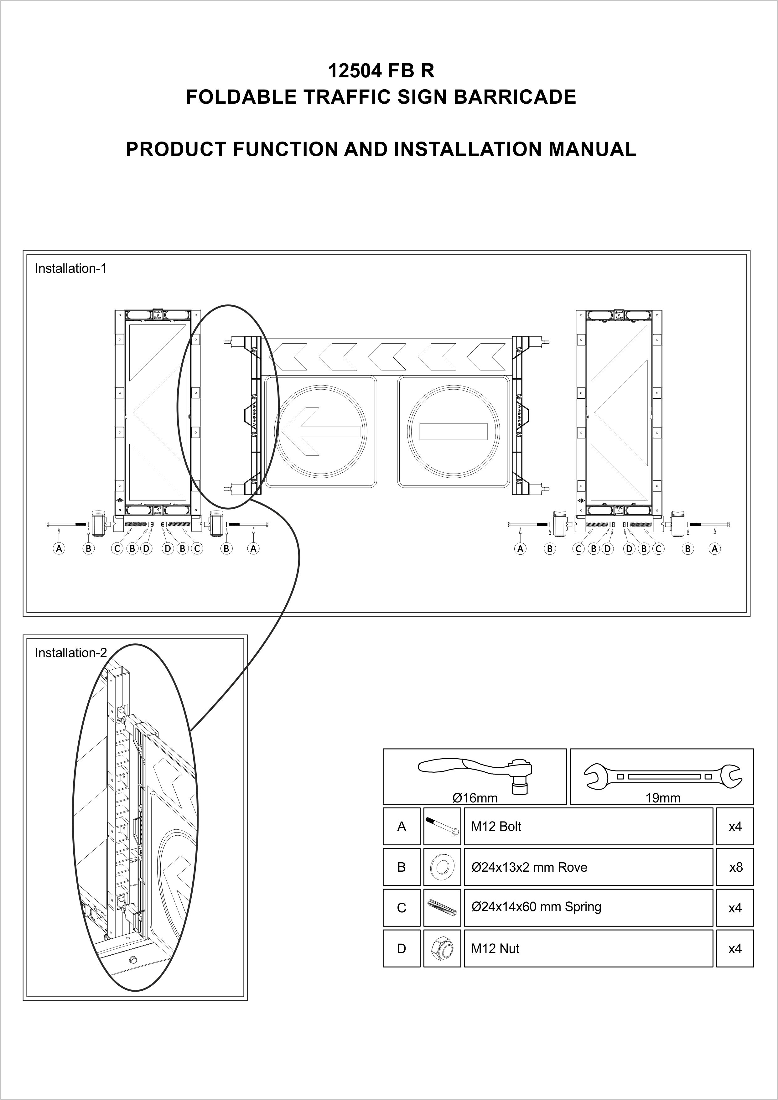 12504 FB R Összeszerelési útmutató