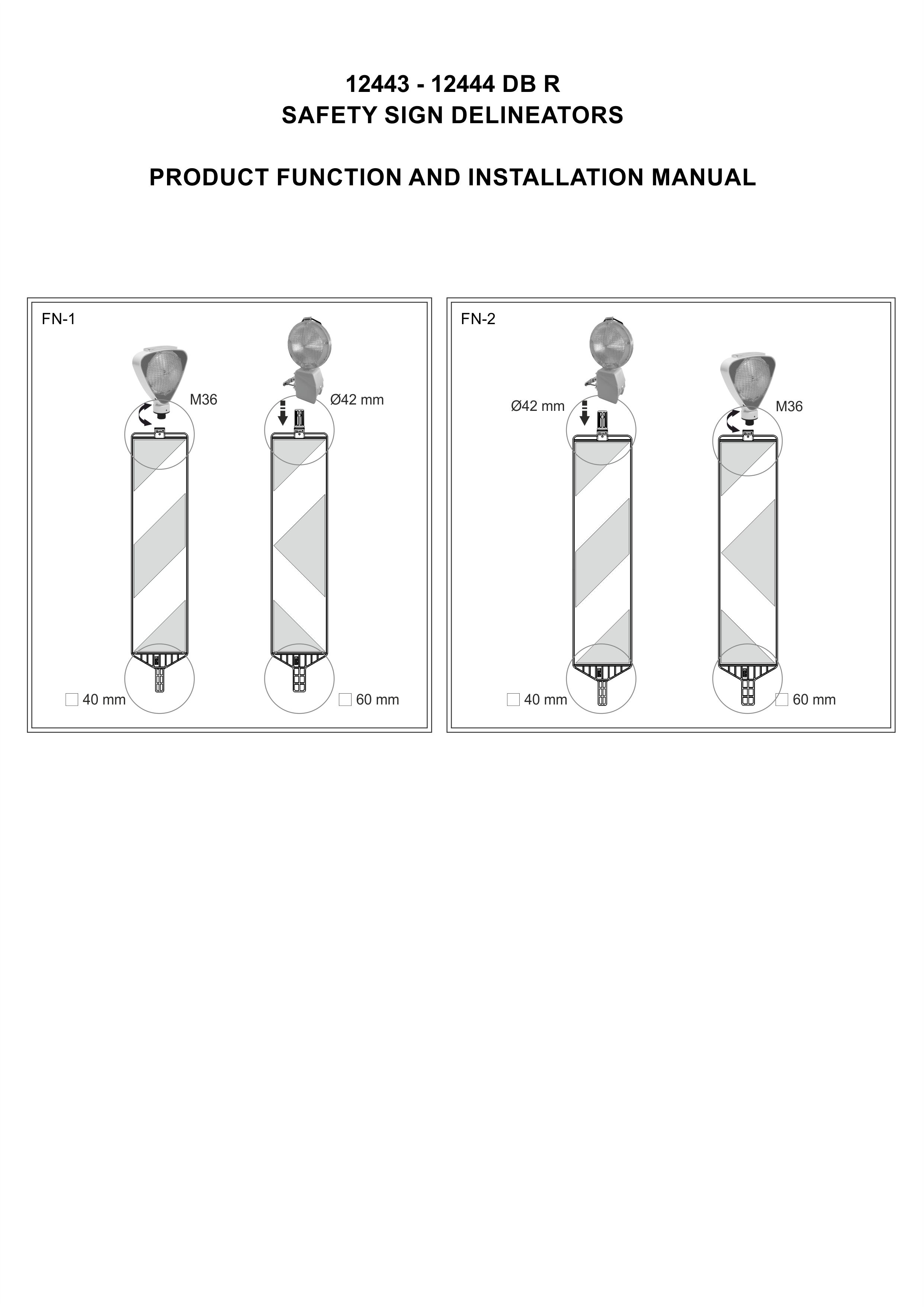 12443 DB R INSTALLATION MANUAL