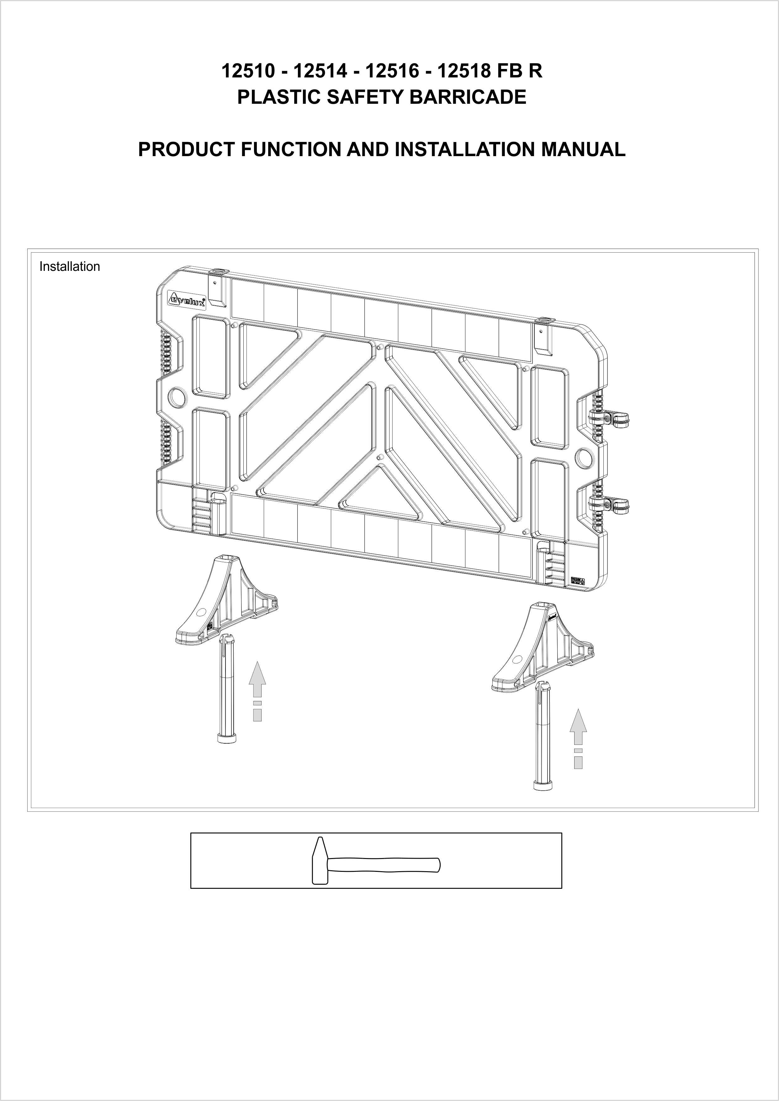 12518 FB R INSTALLATION MANUAL