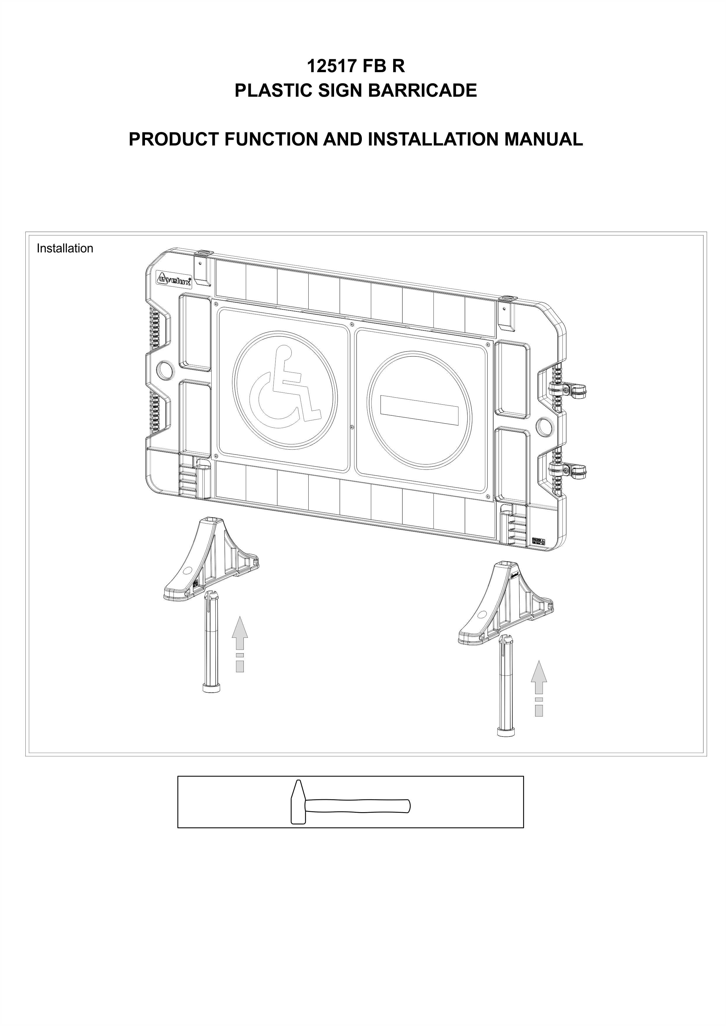 12517 FB R INSTALLATION MANUAL