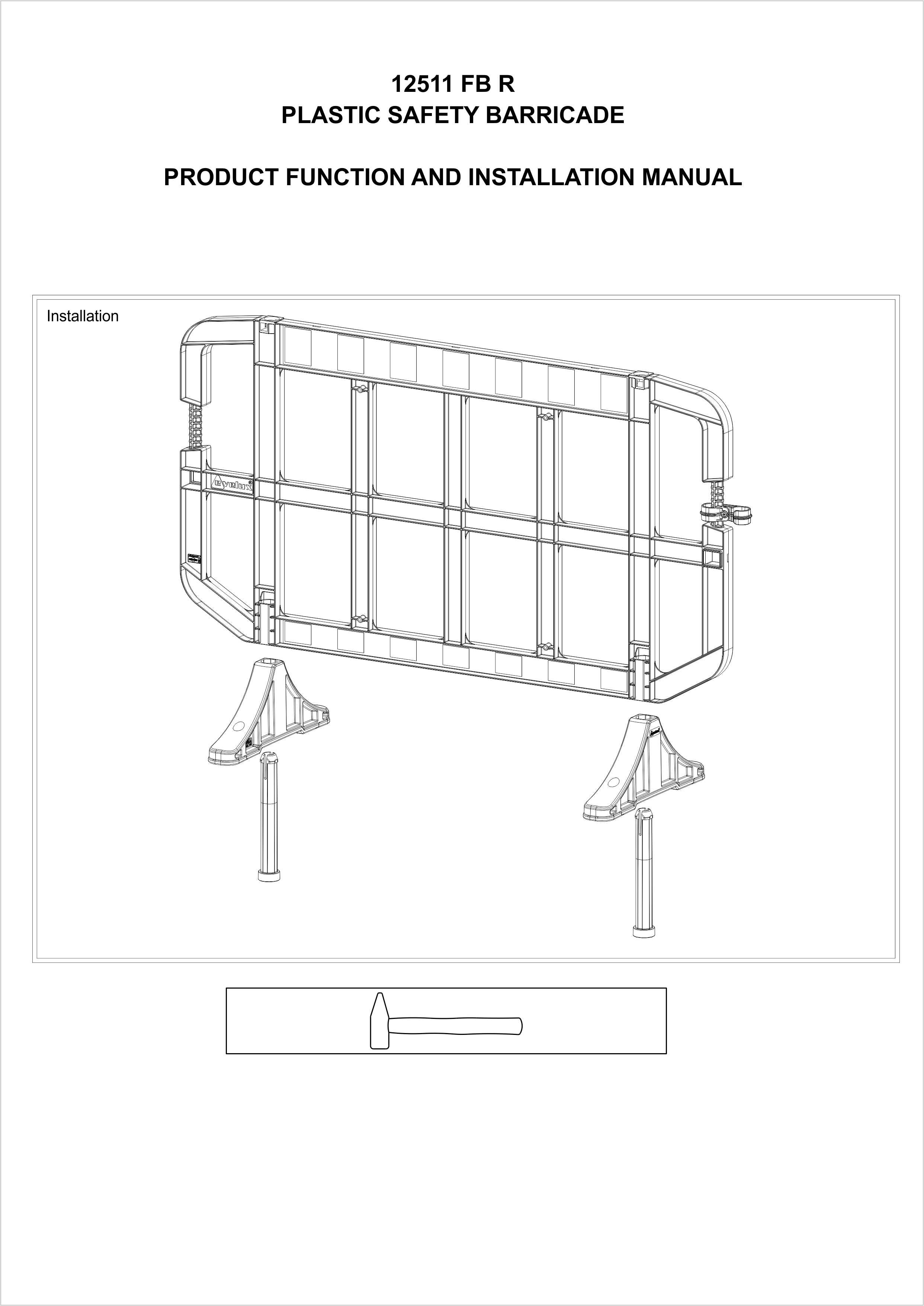 12511 FB R INSTALLATION MANUAL