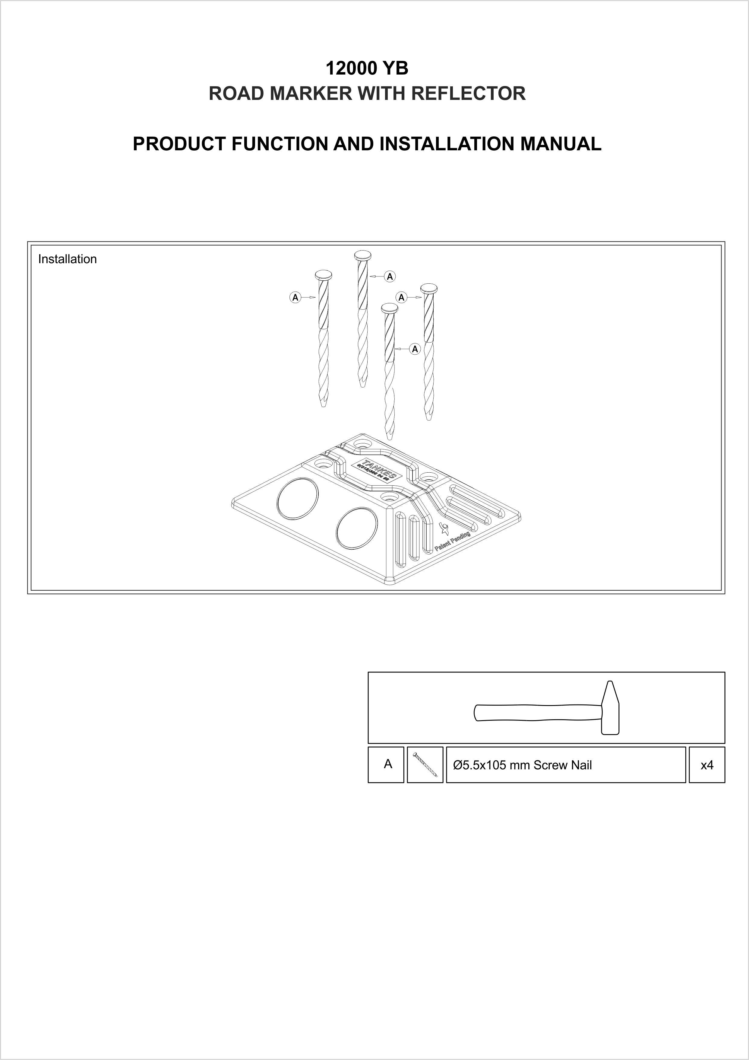 12000 YB INSTALLATION MANUAL