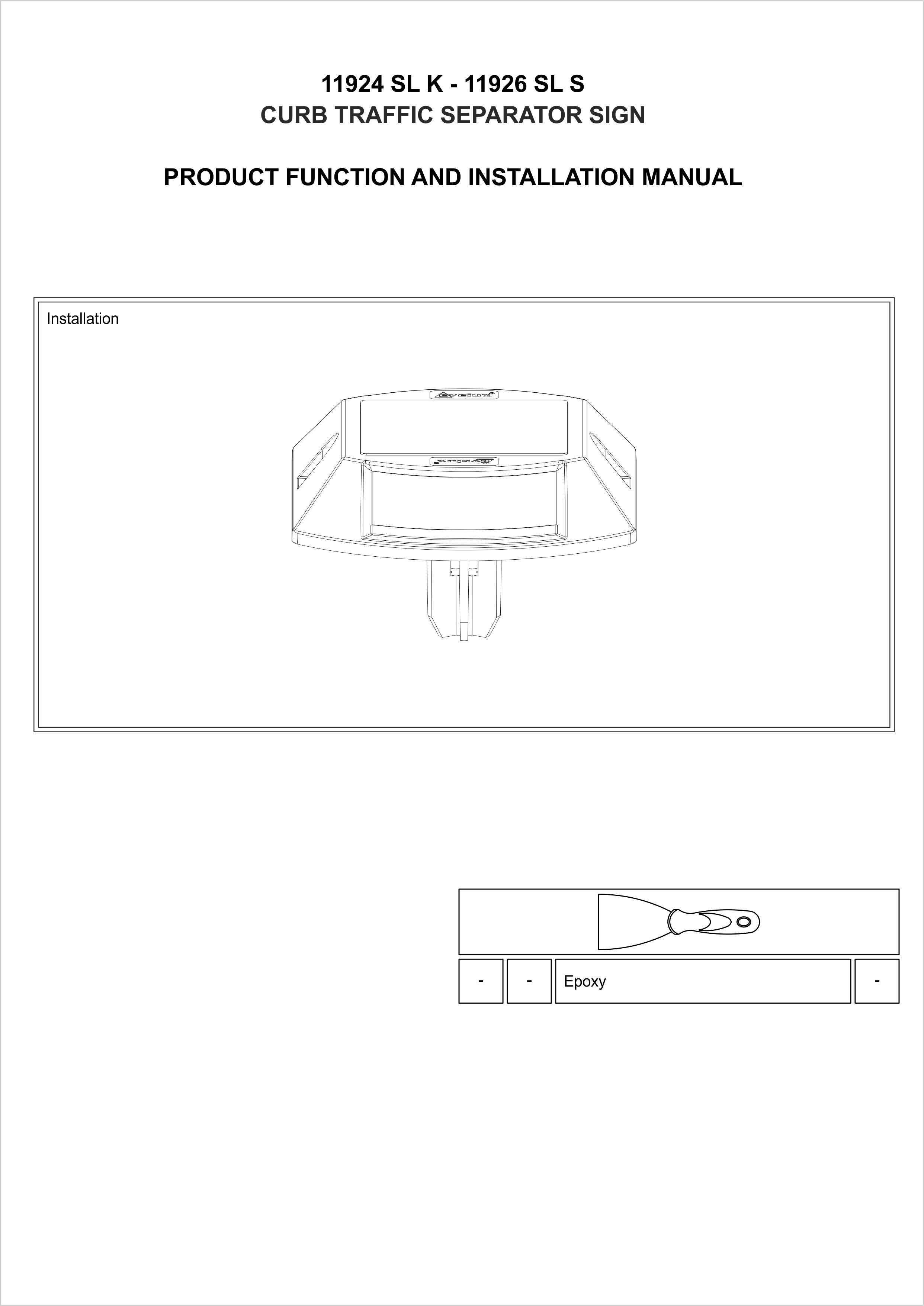 11924 SL K INSTALLATION MANUAL