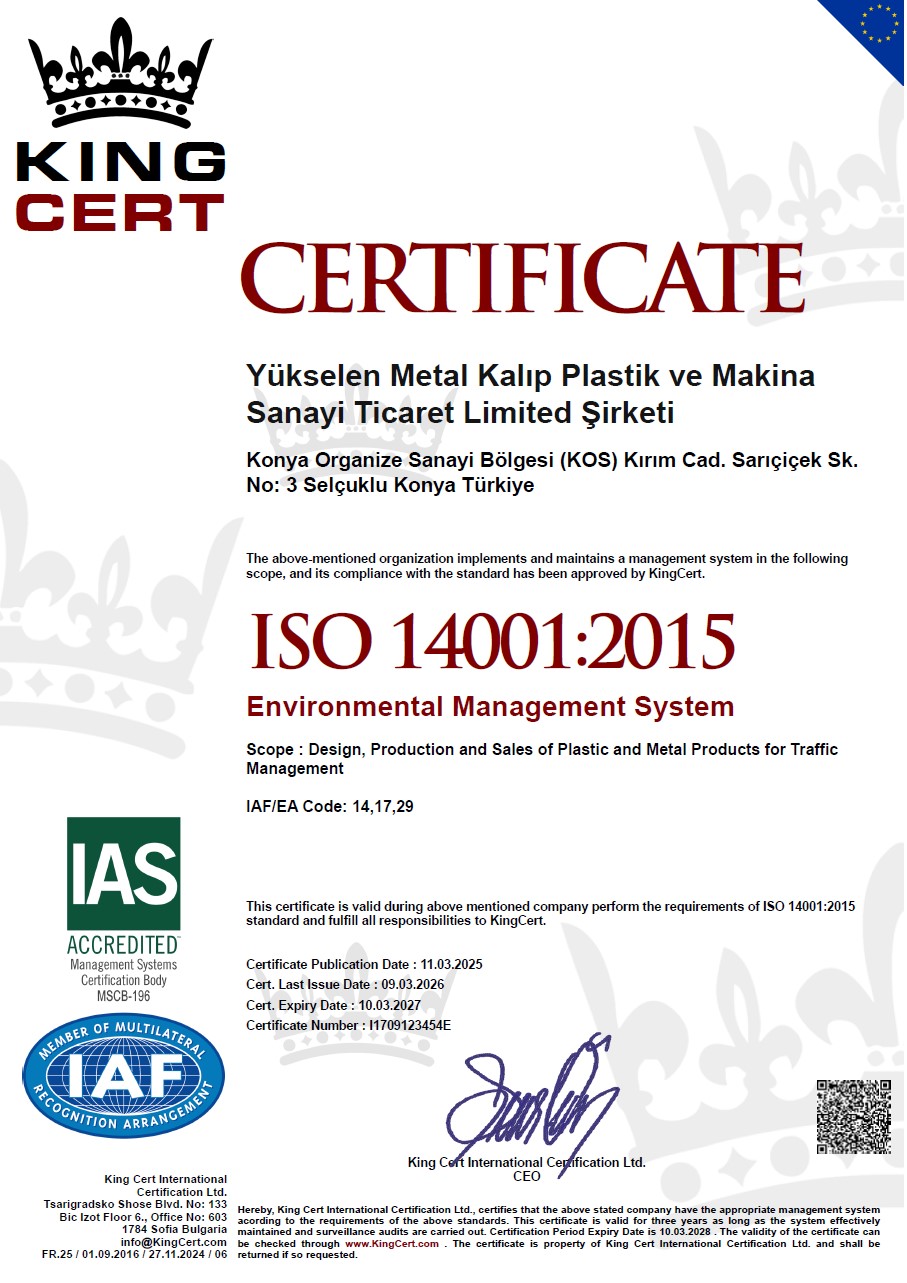 KÖRNYEZETI IRÁNYÍTÁSI RENDSZER ISO 14001:2015