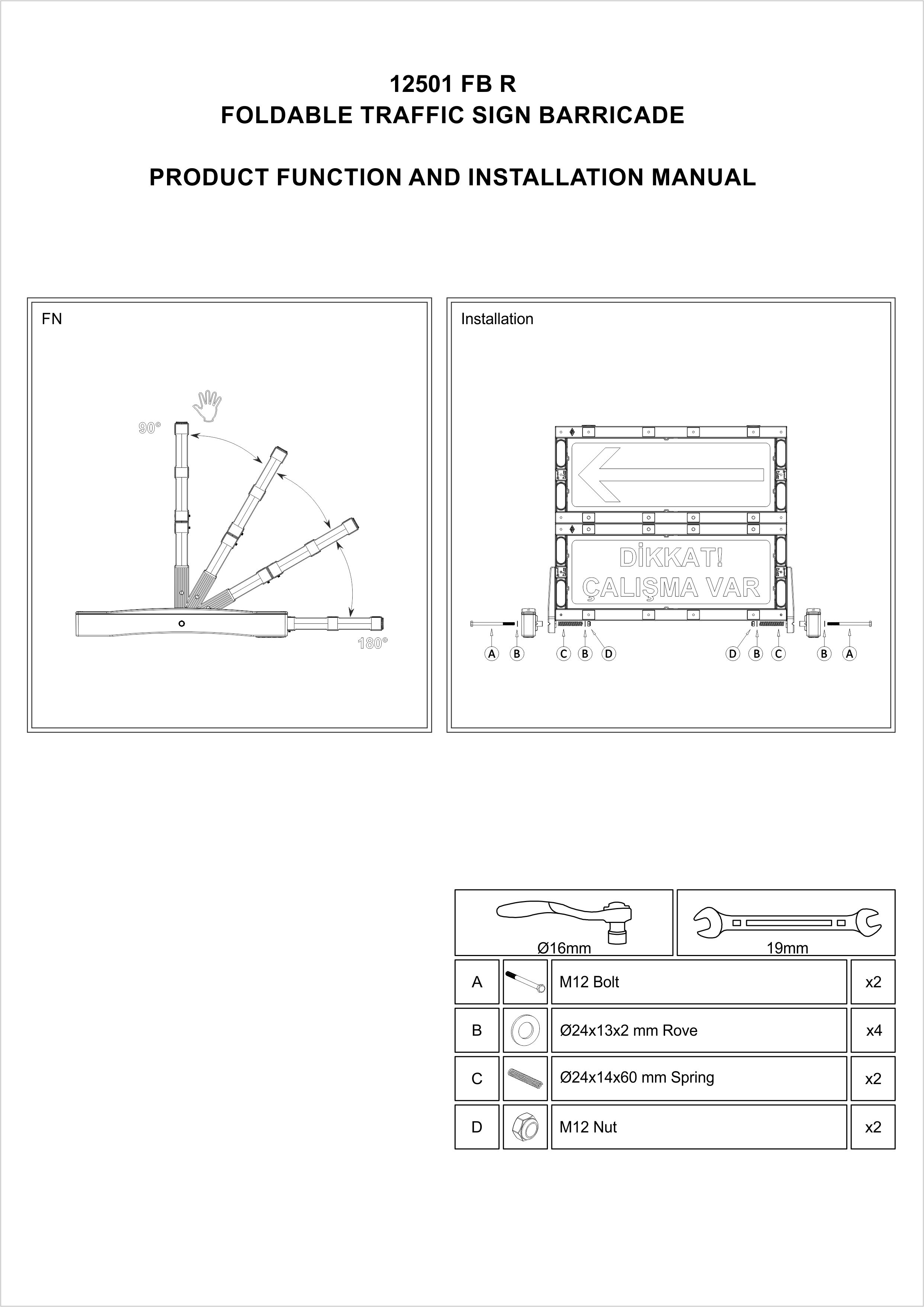 12501 FB R Összeszerelési útmutató