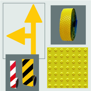 Floor Marking Indicators & Reflective Tapes