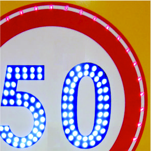 Solar Flashing Led Road Maintenance and Warning Signs