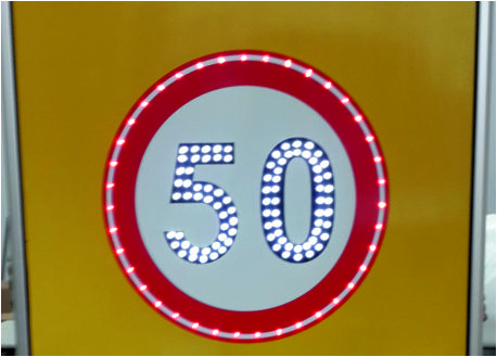 Solar Flashing LED Road Maintenance Signs 11600 S-LD (SERIES)