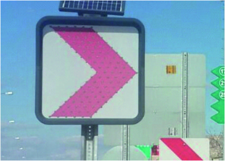 Solar Flashing Led Road Warning Signs 21800 FL (SERIES)