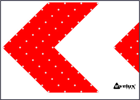 Solar Flashing LED Road Warning Signs